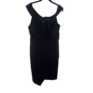 Guess Mini Dress 10 Black LBD Holiday Preppy Classic Chic Neutral Minimalist 80s